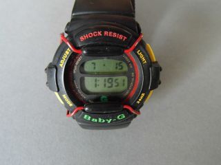 Casio - Baby - G - Armbanduhr Uhr - Klettband - Schwarz - Digital - Bild