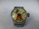 Mickey Mouse Uhr,  Ingersoll,  Stiftanker,  Chrom,  Sammleruhr,  Vintage 1920 - 70 Armbanduhren Bild 2