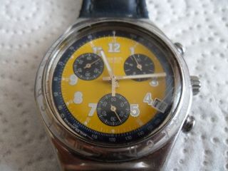 Swatch Chronograph Swiss Made Armbanduhr Rar Selten Uhr Bild