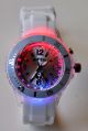 Blinkende Led Uhr Damen Herren Trend Silikon Armbanduhr Leucht Blink Uhren Weiß Armbanduhren Bild 1
