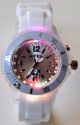 Blinkende Led Uhr Damen Herren Trend Silikon Armbanduhr Leucht Blink Uhren Weiß Armbanduhren Bild 2