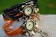Hippie Queen Chic Ibiza Uhr Armband Der Trend Des Sommers Orange Armbanduhren Bild 4