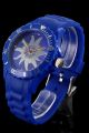 Nele Fortados Silikonuhr Armbanduhr Edelweiss 3 Atm Uhrwerk Pc21 Colorful Trend Armbanduhren Bild 2