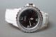 Firetti - Damen Silikon Uhr,  Glaskristallen - Weiß,  Braun - Wasserdicht - Armbanduhren Bild 1
