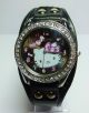 Armbanduhr Uhr Hello Kitty Silikon Strass Armbanduhren Bild 1