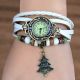Weihnachtsbaum Wrap Armband - Uhr - Quarz - Bewegungs - Armbanduhr Mädchen - Frauen Armbanduhren Bild 1