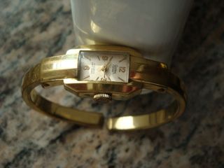 Spangenuhr - Damenuhr - Uhr - Meschanisch - Gold Bild
