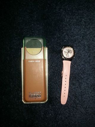 Swatch Irony Damenuhr - Rosafarbenes Leder - Armband Bild