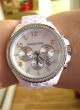 Michael Kors Uhr Mk5489 Damenuhr Chrono Xxl Weiß - Silber Armbanduhren Bild 1