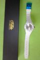 Buffalo Damen Armbanduhr Uhr Silikonband Weiss Wasserdicht Weihnachtsgeschenk Armbanduhren Bild 2