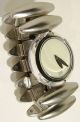 ♥♥ Kultige Pop Swatch Neanda ♥ Silber Beige ♥ Damen Mädchen Uhr ♥ Flexband Armbanduhren Bild 2