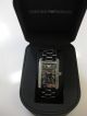 Emporio Armani Damen Armband Uhr Ar0157 - Silber /schwarz - Mit Box Und Armbanduhren Bild 2
