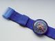 Rar Vintage Swatch Pop Downhill1992 Blaue Swatch Getragen Mit Batterie Armbanduhren Bild 5