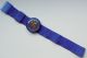 Rar Vintage Swatch Pop Downhill1992 Blaue Swatch Getragen Mit Batterie Armbanduhren Bild 6