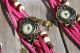 Hippie Queen Chic Ibiza Uhr Armband Der Trend Des Sommers Pink Armbanduhren Bild 1