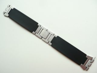 Swatch Skin Pure Black Damen Uhrarmband Ersatzband Uhrband Edelstahl/gummi Bild