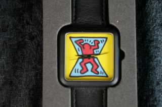 Artwatch Special Editions Limited Keith Haring Dancer Yellow Ovp Ungetragen Bild