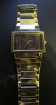 Armbanduhr Gold Mit Batterie Von Esprit Braunes Ziffernblatt Mit Engel,  Uhr Geht Armbanduhren Bild 9