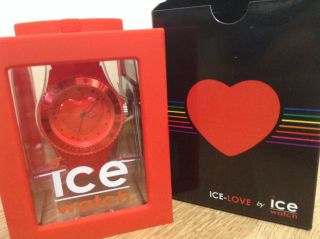 Ice - Love By Ice Watch Rot Mit Ovp Wie Bild