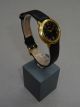 Maurice Lacroix Damenuhr Vergoldet M.  Lederband 89460 Damen Uhr Gold Armbanduhren Bild 2