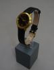 Maurice Lacroix Damenuhr Vergoldet M.  Lederband 89460 Damen Uhr Gold Armbanduhren Bild 3