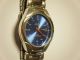 Sehr Schöne Herren Armbanduhr Mit Blauem Ziffernblatt Und Edelstahlarmband Armbanduhren Bild 1