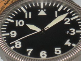Aristo Flieger / Mlitary Uhr Mit Eta 2824 - 2 Werk Macht Sinn.  German Made Bild
