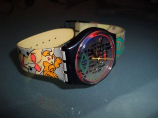 Swatch Uhr,  Armbanduhr,  Unisex,  Bunt,  Selten Bild