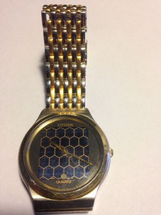 Citizen Gn 4 Ws Quartz Solar Uhr Vergoldet Konvolut Kellerfund Bild