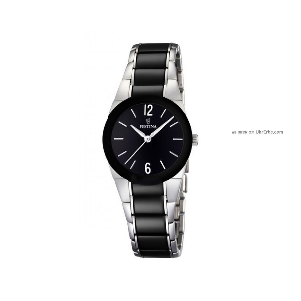 Festina Damen - Armbanduhr Xs Analog Quarz Keramik F16534/2 Armbanduhren Bild