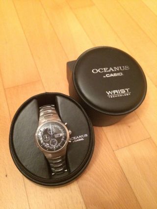 Casio Oceanus Oc - 500 Herren Chronograph Armbanduhr Bild