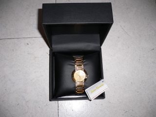Extravagante Damen Uhr 2 In 1 Uhr Doppeluhr Vergoldet Laurine Gold Schwarz Bild