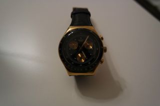 Swatch Irony Chrono Herren Armband Uhr,  Gold Bild