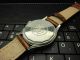 Ginsbo Incabloc Weiß Handaufzug Datumanzeige 21 Jewels Uhr Armbanduhren Bild 4