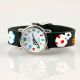 Kinder Vive Lernuhr Armband Uhr Silikon Watch Analog Schwarz Fussball 66 Armbanduhren Bild 7