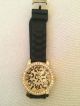 Uhr Armbanduhr Schwarz / Gold / Leoprint Armbanduhren Bild 2