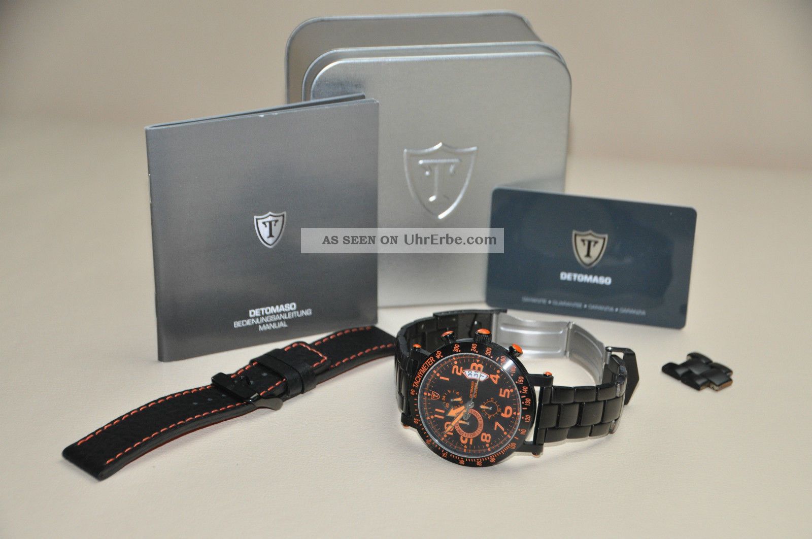 Detomaso Rimini Red Herrenuhr / Chronograph Armbanduhren Bild