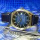 Echte 70èr Vintage Nos Kienzle KÖnigsblau Edelstahl Handaufzug 35,  2 Mm Herrenuhr Armbanduhren Bild 3