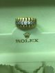 Rolex Date Just Gold/stahl / Passender Ring 750 Mit Brillanten Armbanduhren Bild 2