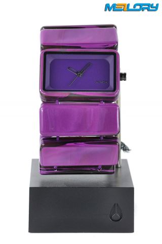 Nixon Vega Purple Marble A726 643 Uhr Armbanduhr Bild