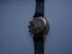 Herren Armbanduhr Poljot Interpol 1995 Chronograph Schwarzes Lederarmband Armbanduhren Bild 4