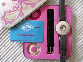Oilily Uhr Mit Wechselarmbändern Armbanduhr Watch Mit Wechselscheiben Bild