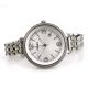 Fossil Es3129 Damen Heidekraut Silbernes Zifferblatt Stahl Armband Quarzuhr Armbanduhren Bild 2