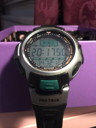 Casio Protrek Prg - 50 Solar Outdoor Uhr Termometer Barometer Kompass Bild