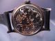 Ältere Herrenarmbanduhr,  Longines,  Edelstahl,  Handaufzug,  Kal.  1268z,  50er Jahre Armbanduhren Bild 1