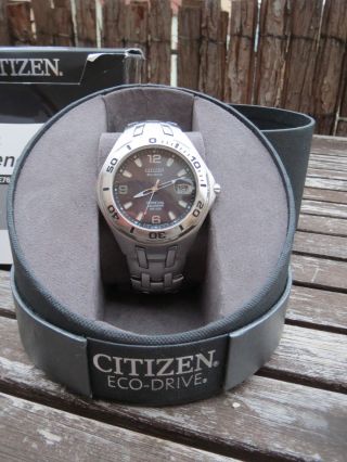 Citizen Eco - Drive Men ' S Quartz Watch.  Model At2990 - 01a.  Solartechnologie.  Uhr. Bild