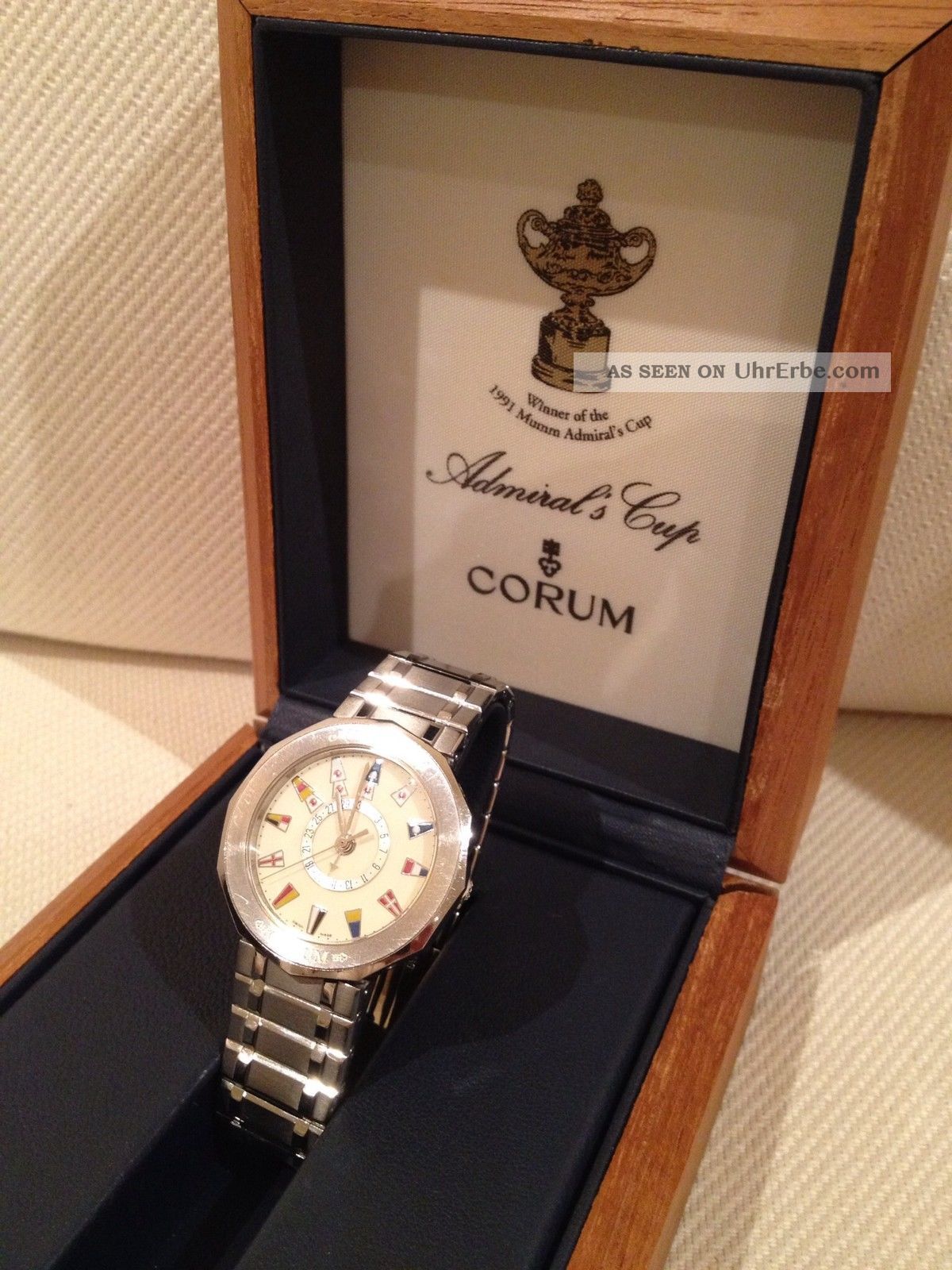Corum Admiral ' S Cup Winner Of The Mumm Aus 1 Hand Armbanduhren Bild
