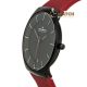 Herren Armbanduhr Skagen Balder Aktiv Schwarz Rotes Silikonband Titanium Skw6073 Armbanduhren Bild 1
