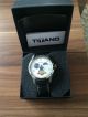 Herrenarmbanduhr Titano Automatic - Uhr Mit Lederarmband Sehr Gut Ovp Armbanduhren Bild 1