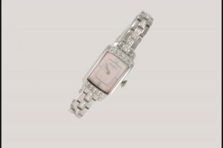 Fossil Damenuhr / Damen Uhr Silber Perlmutt Strass Es2643 / Es 2643 Bild